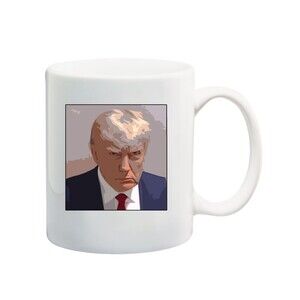 Donald Trump Mugshot Mug 2024 Arrest Funny Political Mug Arrest Trump 2024